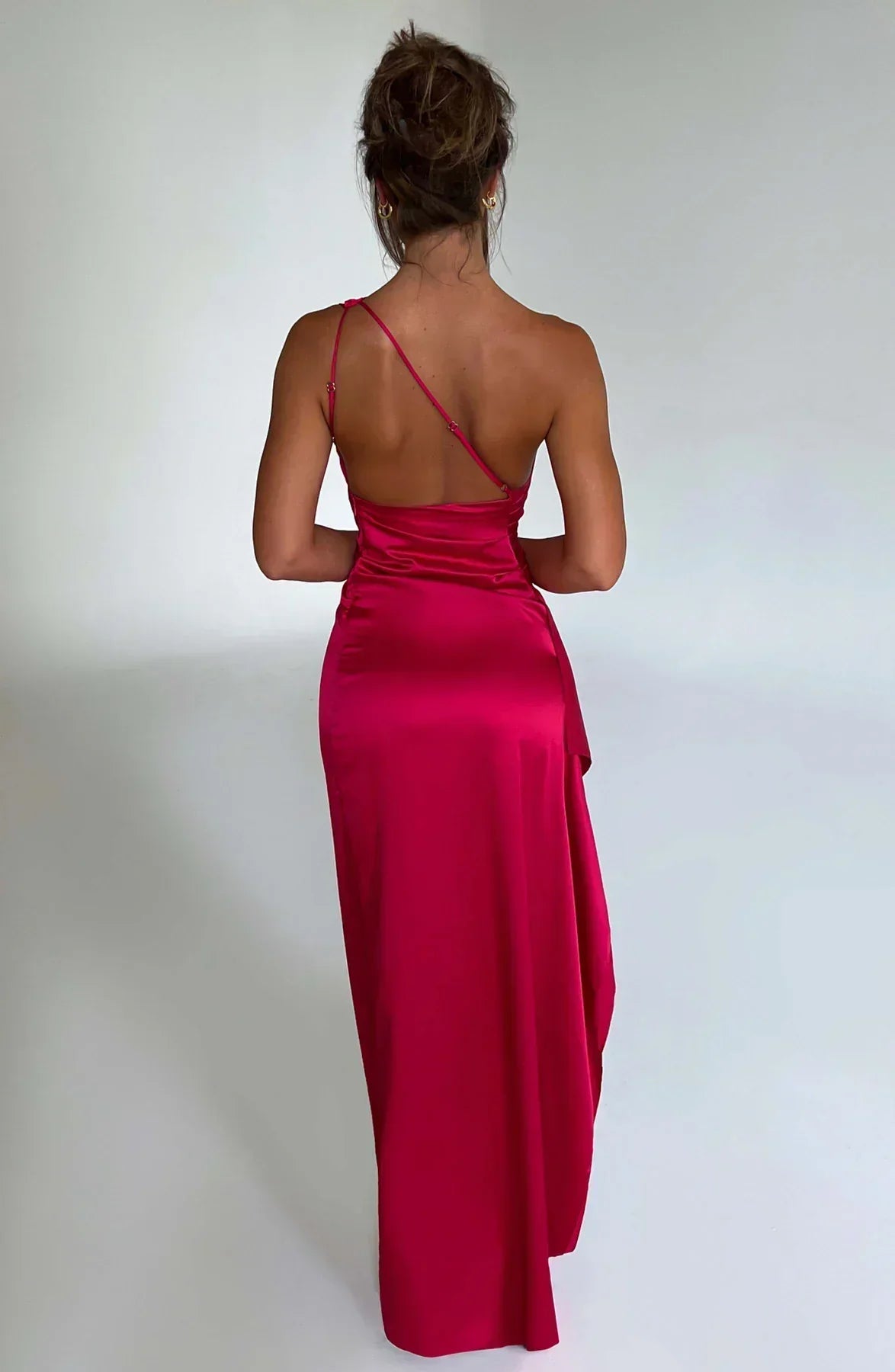 Image of Kendra | Women's One Shoulder Maxi Dress