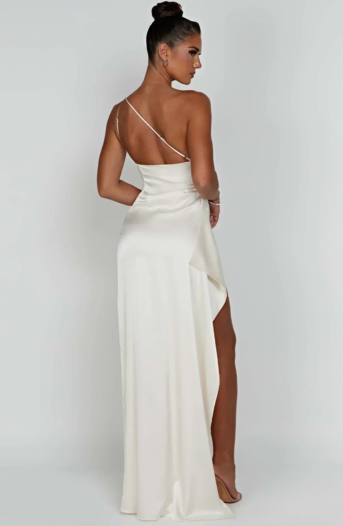 Image of Kendra | Women's One Shoulder Maxi Dress
