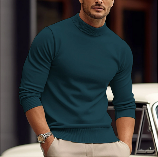 Image of Kent | Men's Fitted Turtleneck Sweater