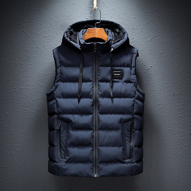Image of Kent | Men's Hooded Quilted Puffer Vest