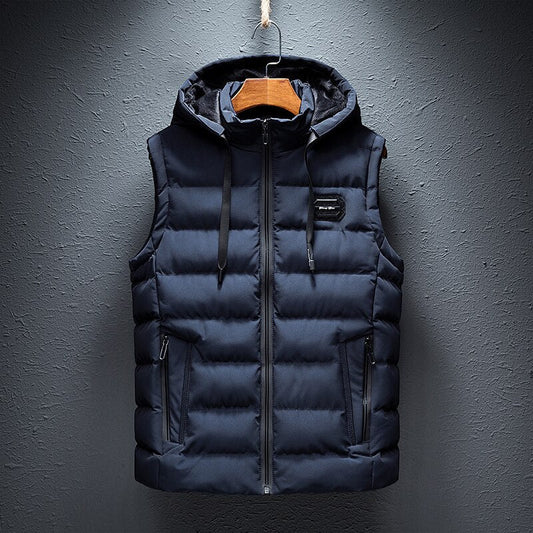 Image of Kent | Men's Hooded Quilted Puffer Vest