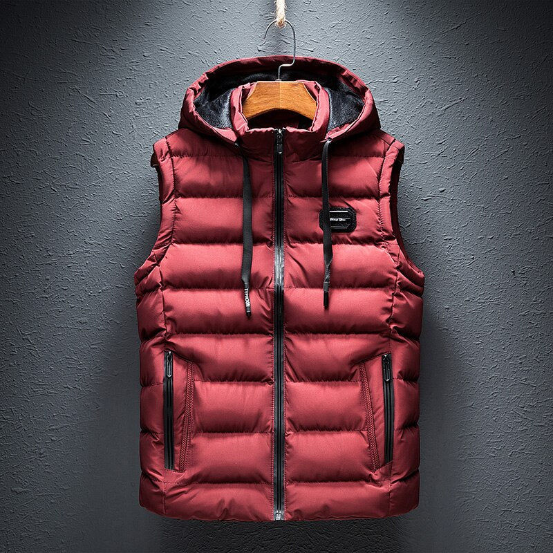 Image of Kent | Men's Hooded Quilted Puffer Vest