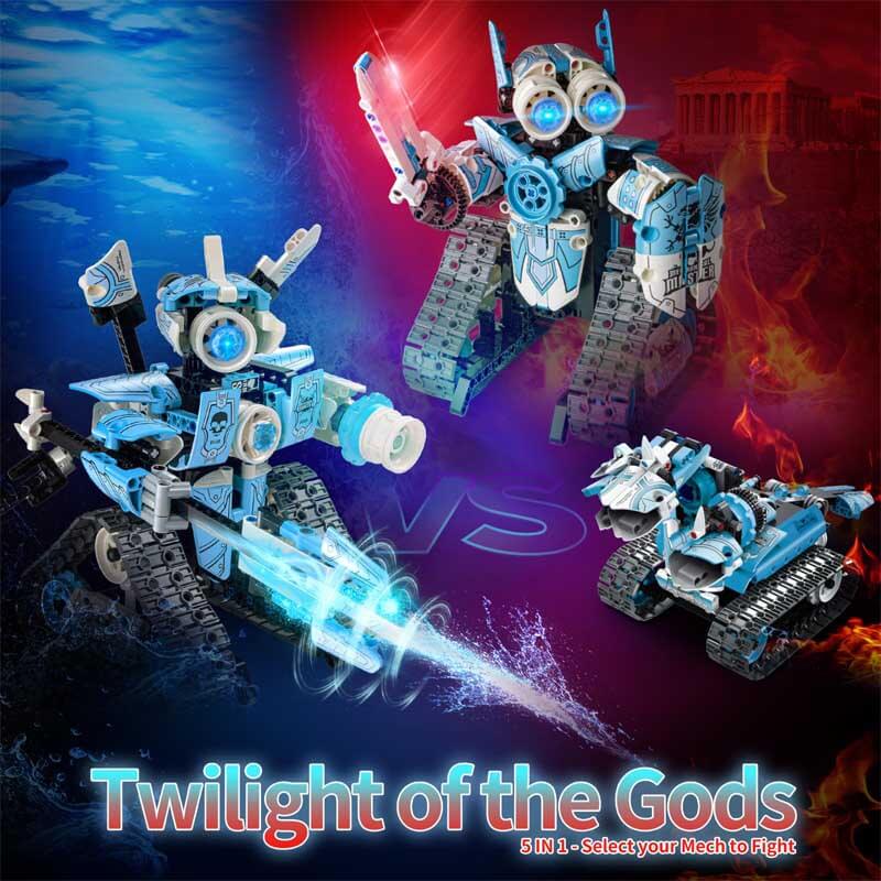 Kids' 3-in-1 Remote Control Building Robot Kit
