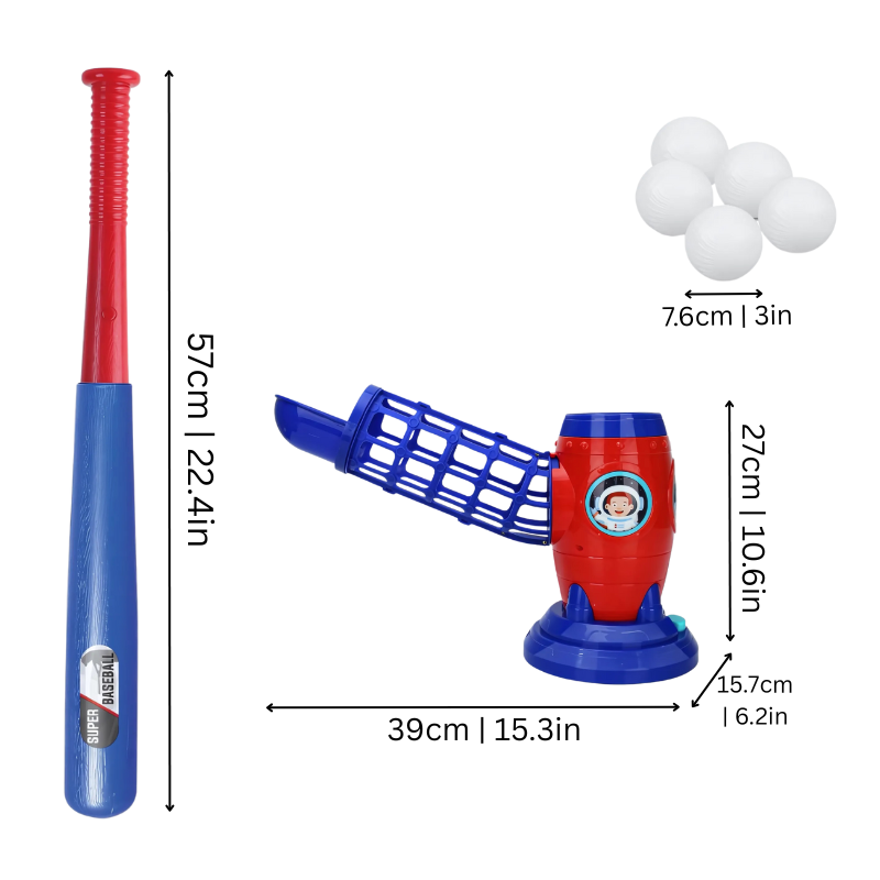 Kids Automatic Pitching Machine Baseball Trainer
