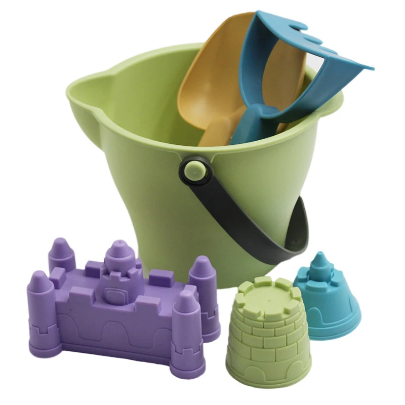 Kids Beach Sand Toys Set - Sensory Play Kit with Bucket