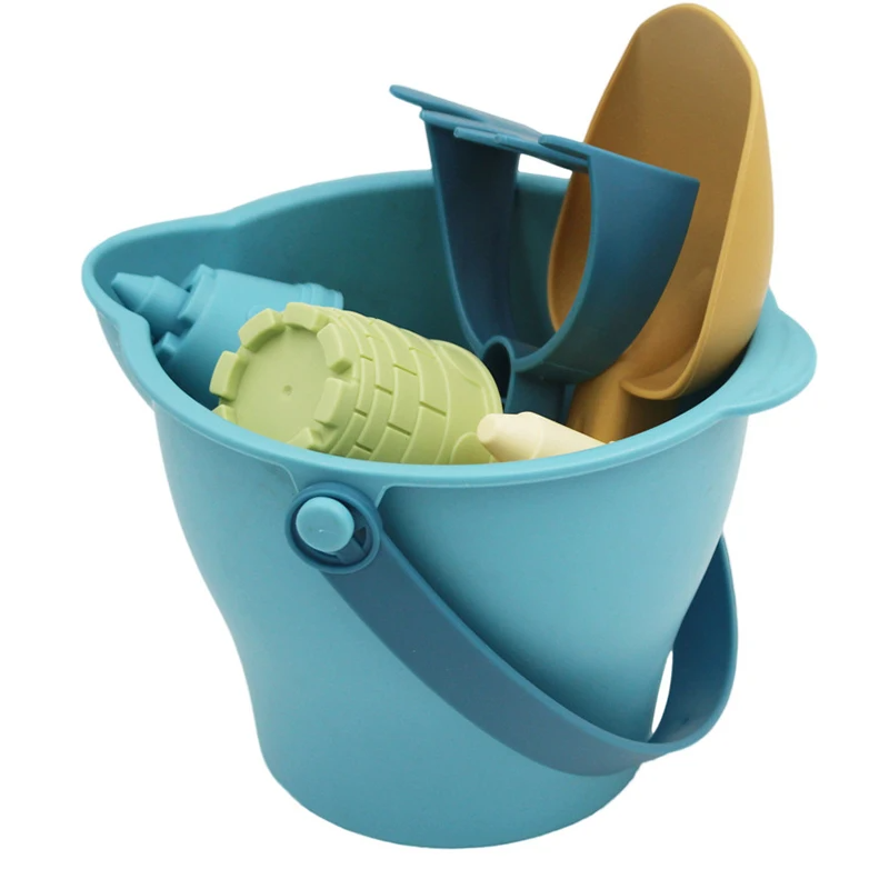 Kids Beach Sand Toys Set - Sensory Play Kit with Bucket