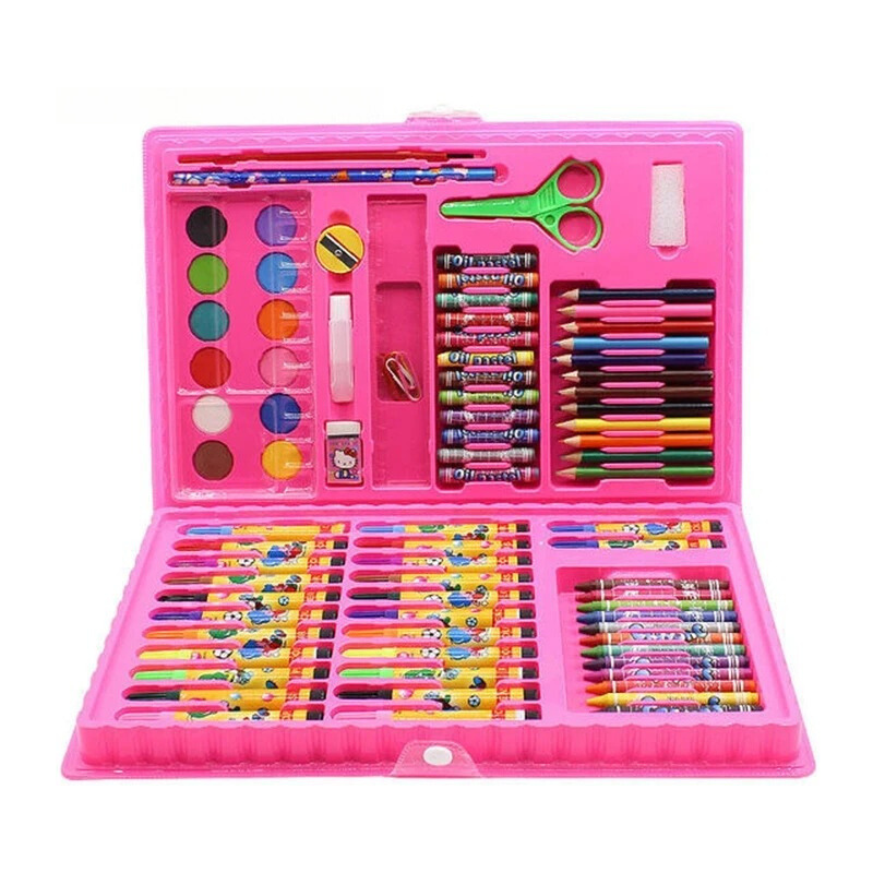 Kids Deluxe Art Set with Easel