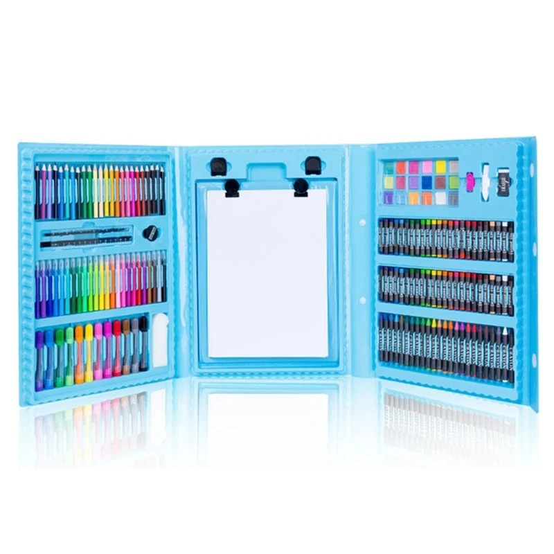 Kids Deluxe Art Set with Easel