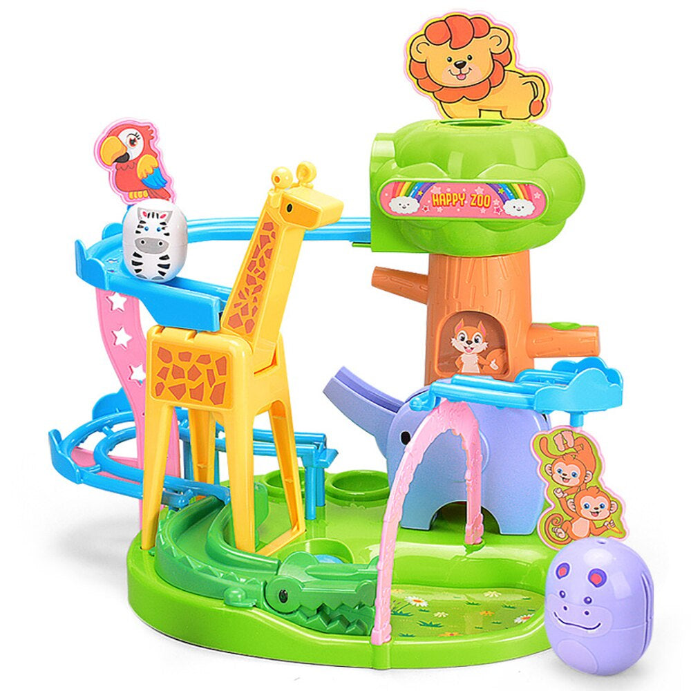 Kids' Educational Animal Adventure Slide Toy