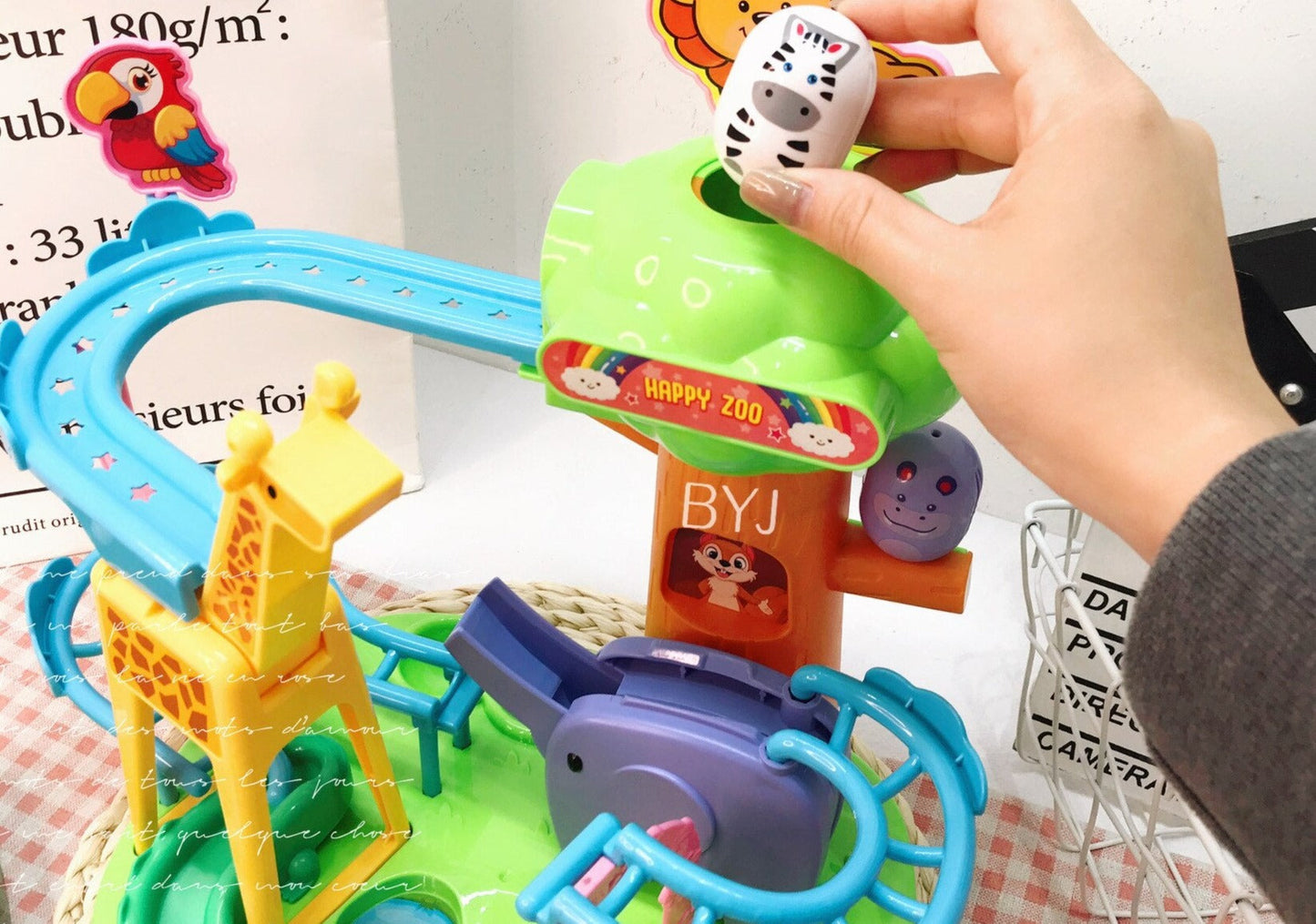 Kids' Educational Animal Adventure Slide Toy