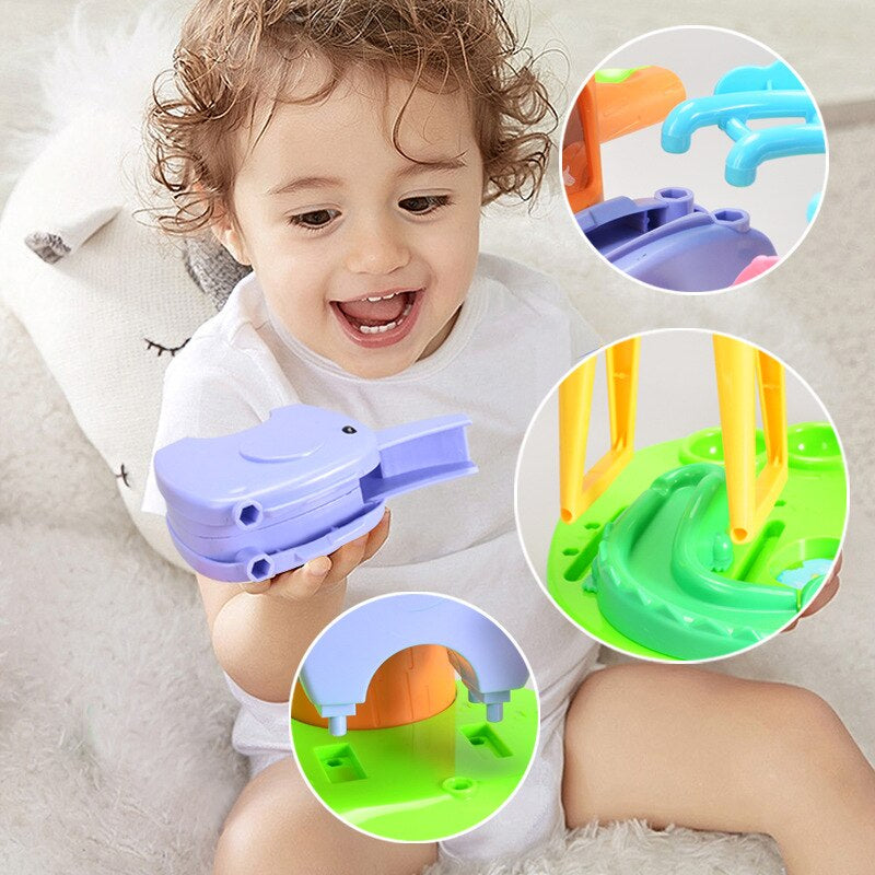 Kids' Educational Animal Adventure Slide Toy