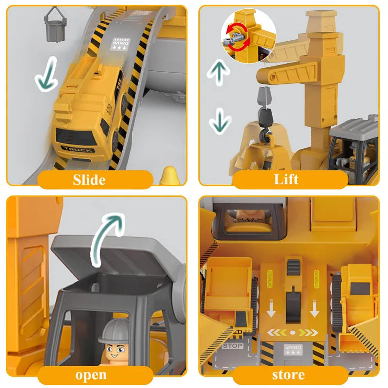 Kids' Master Builder Engineer Construction Toy Set