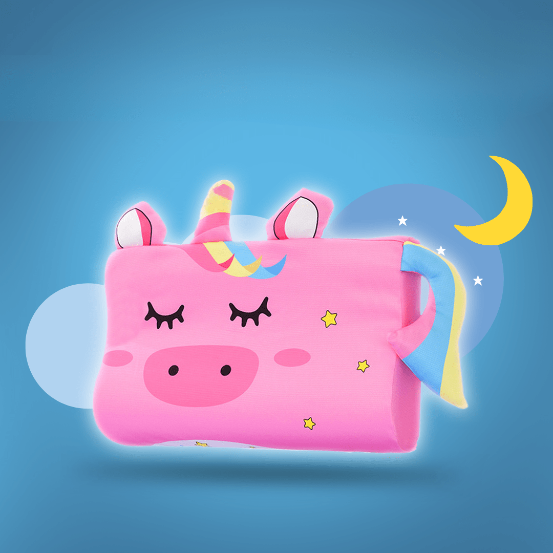 Kids Pillow | Ergonomic Memory Foam | Breathable | DozyBear