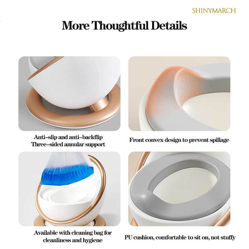 Kids Potty Training Toilet Seat with Non-Slip Design