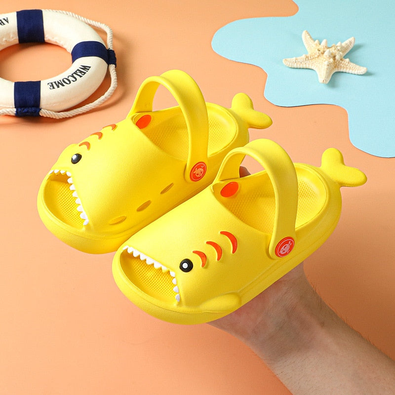 Kids' Shark Slide Sandals - Fun & Non-Slip for Boys & Girls