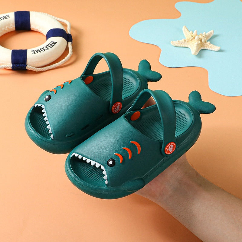 Kids' Shark Slide Sandals - Fun & Non-Slip for Boys & Girls