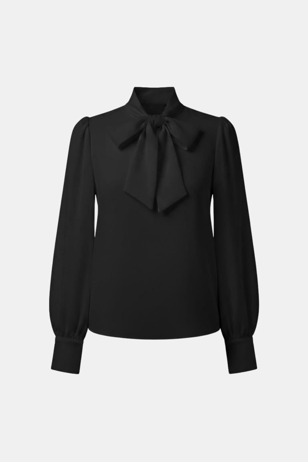 Image of Kim | Women's Long Sleeve Tie Neck Blouse