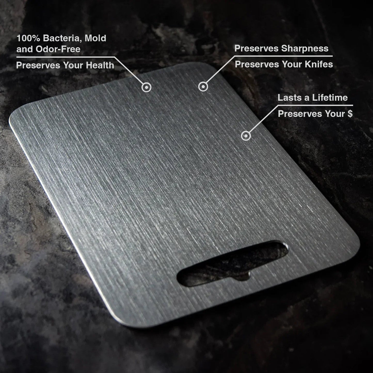 Kitchen Cutting Board - Antibacterial | Non-Toxic | Durable