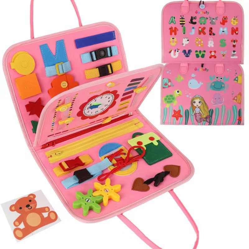 Kletshuts™ BusyBoard: Sensory Fine Motor Skills Montessori Educational Activity Board