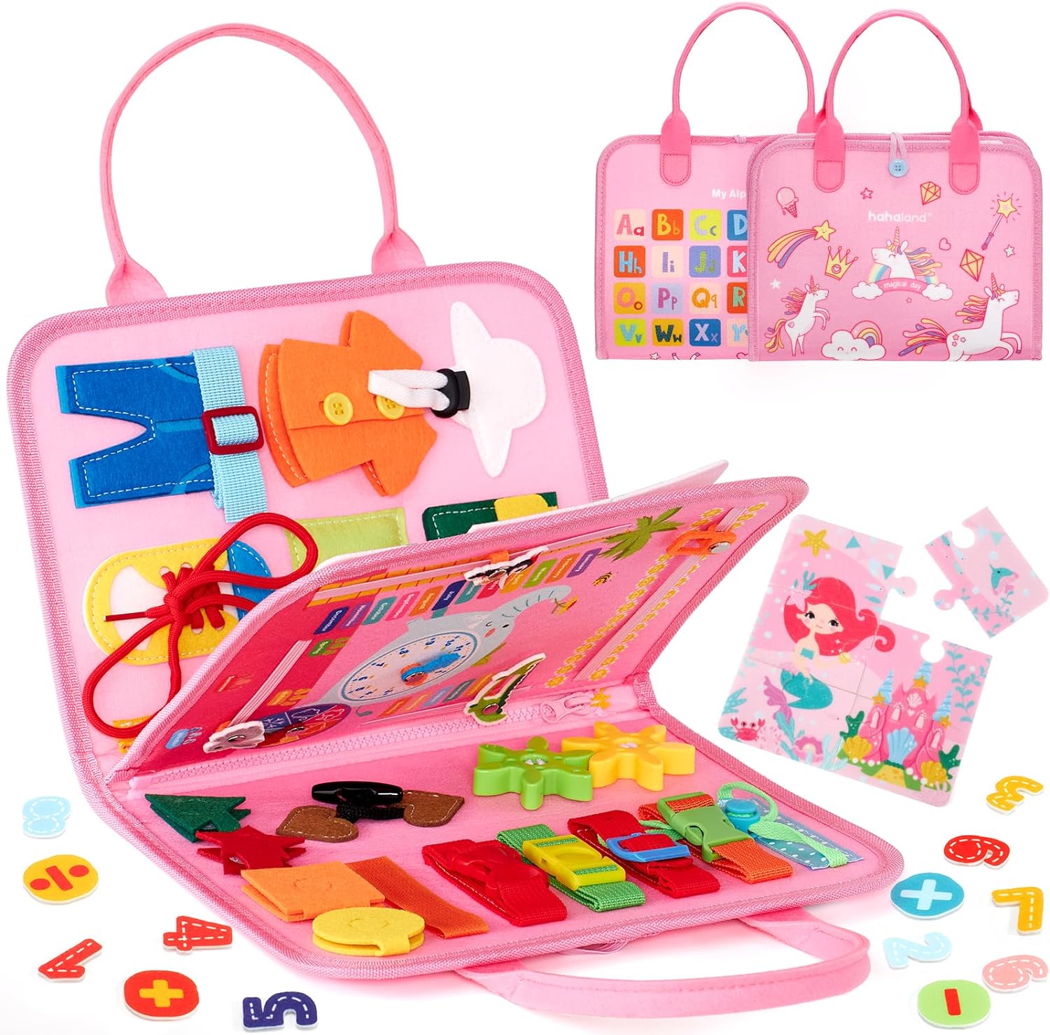 Kletshuts™ BusyBoard: Sensory Fine Motor Skills Montessori Educational Activity Board