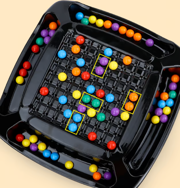 Kletshuts™ ColorGame: Intellectual Rainbow Bead Elimination Game
