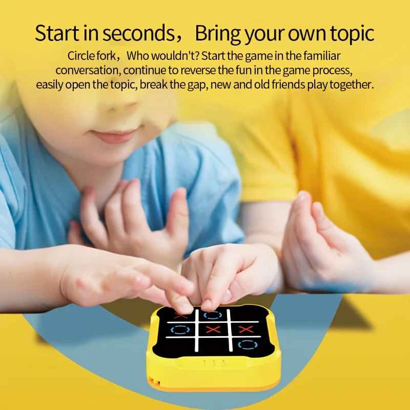 Kletshuts™ FunTicTacToe: Interactive Electronic Tic-Tac-Toe Game for All Ages