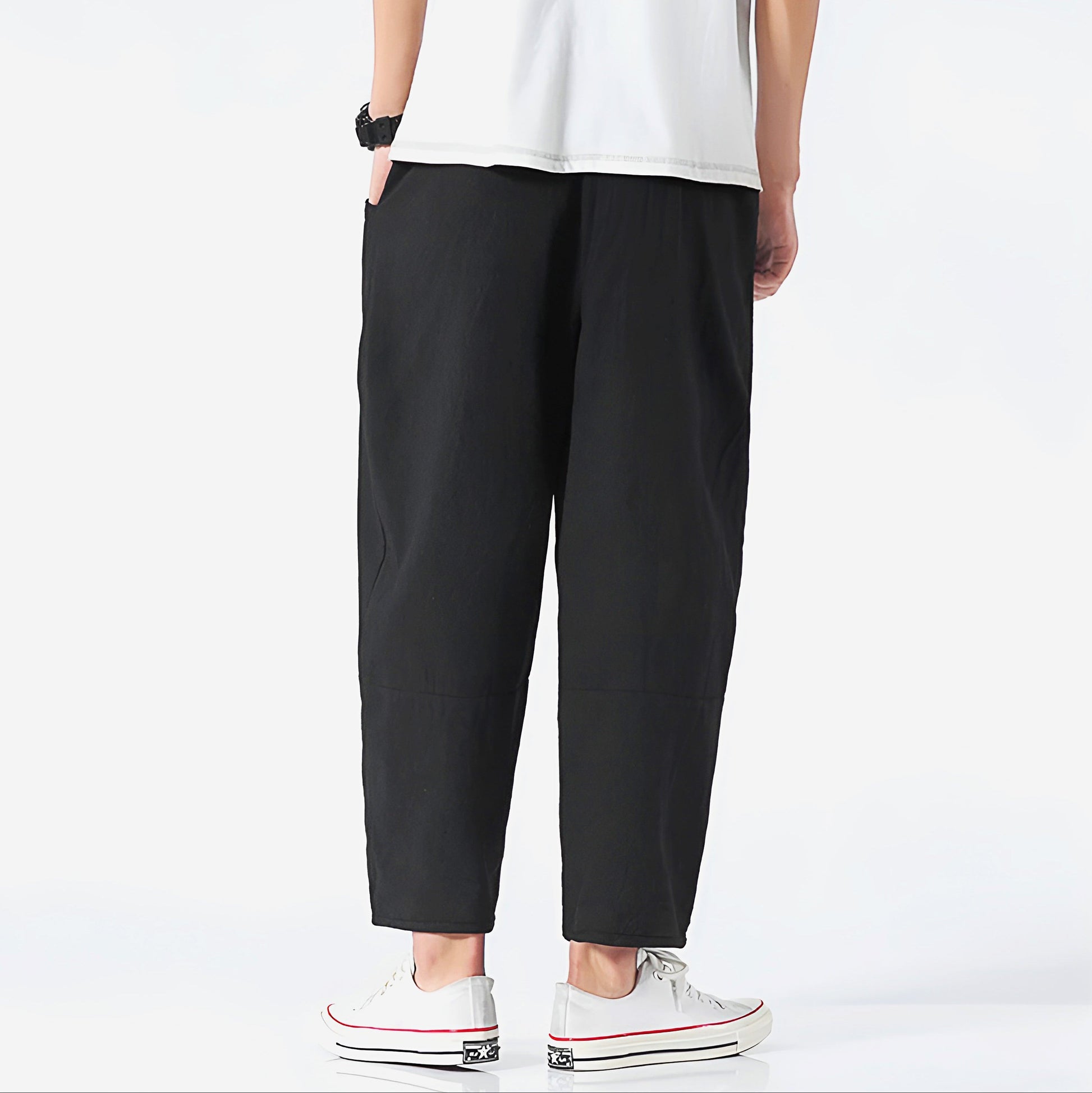 Image of Kris | Men's Cropped Drawstring Pants