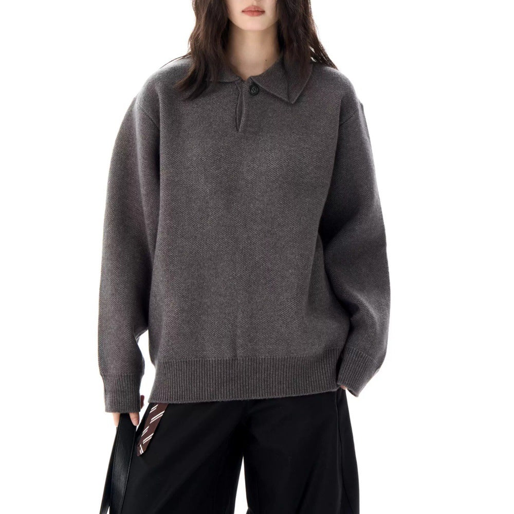 Image of Krista | Women's Collared Pullover Sweater