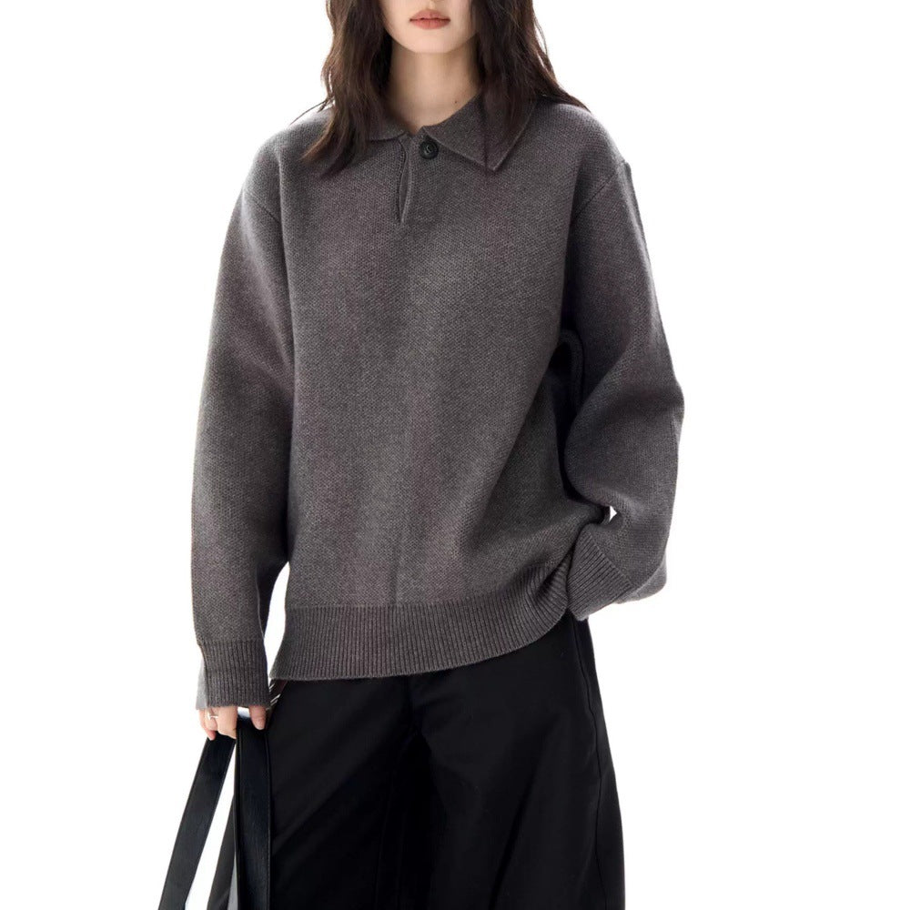 Image of Krista | Women's Collared Pullover Sweater