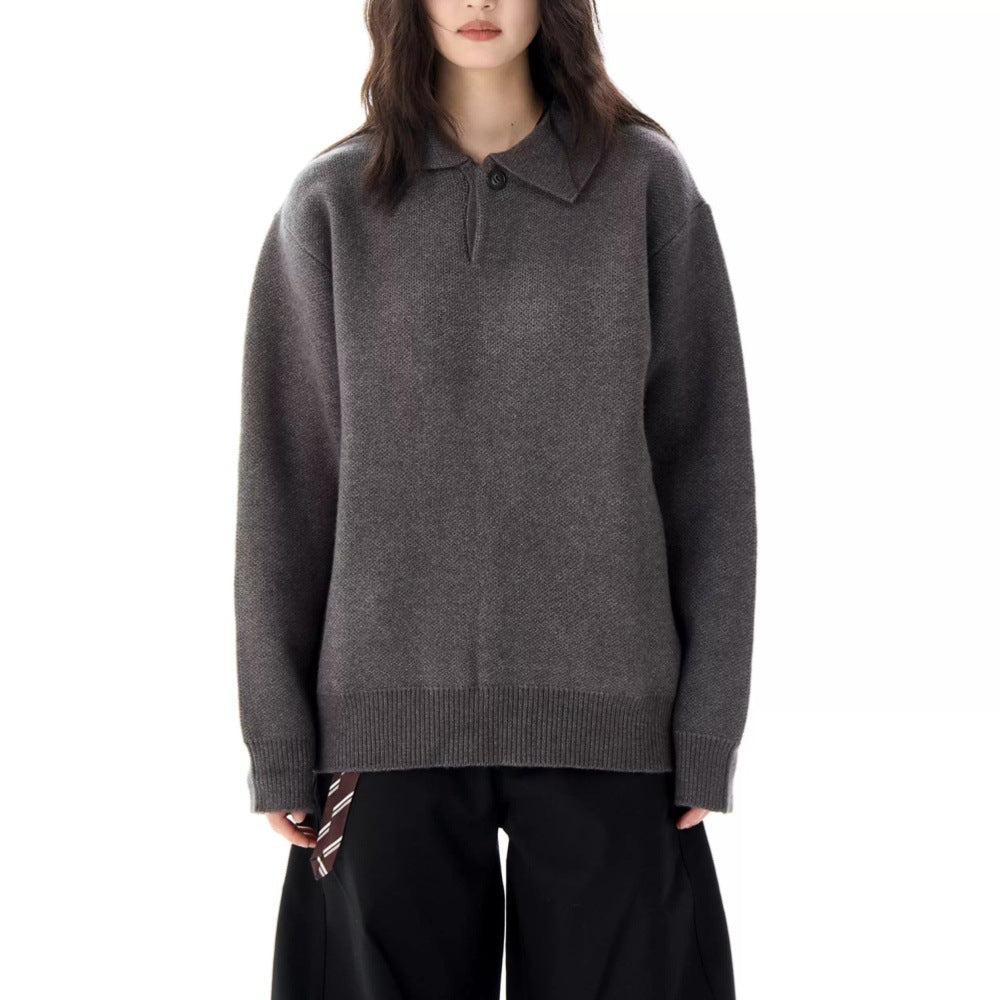 Image of Krista | Women's Collared Pullover Sweater