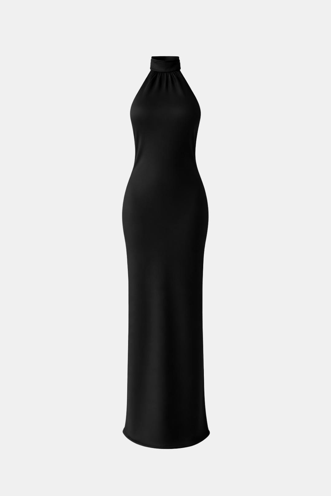 Image of Kristen | Women's Sleeveless Halter Maxi Dress