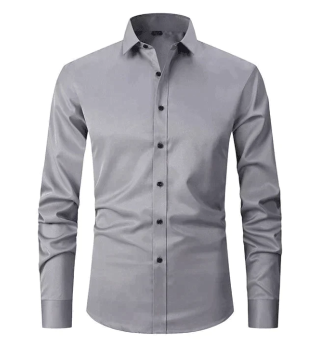 Image of Kurt | Men's Slim-Fit Button-Up Dress Shirt