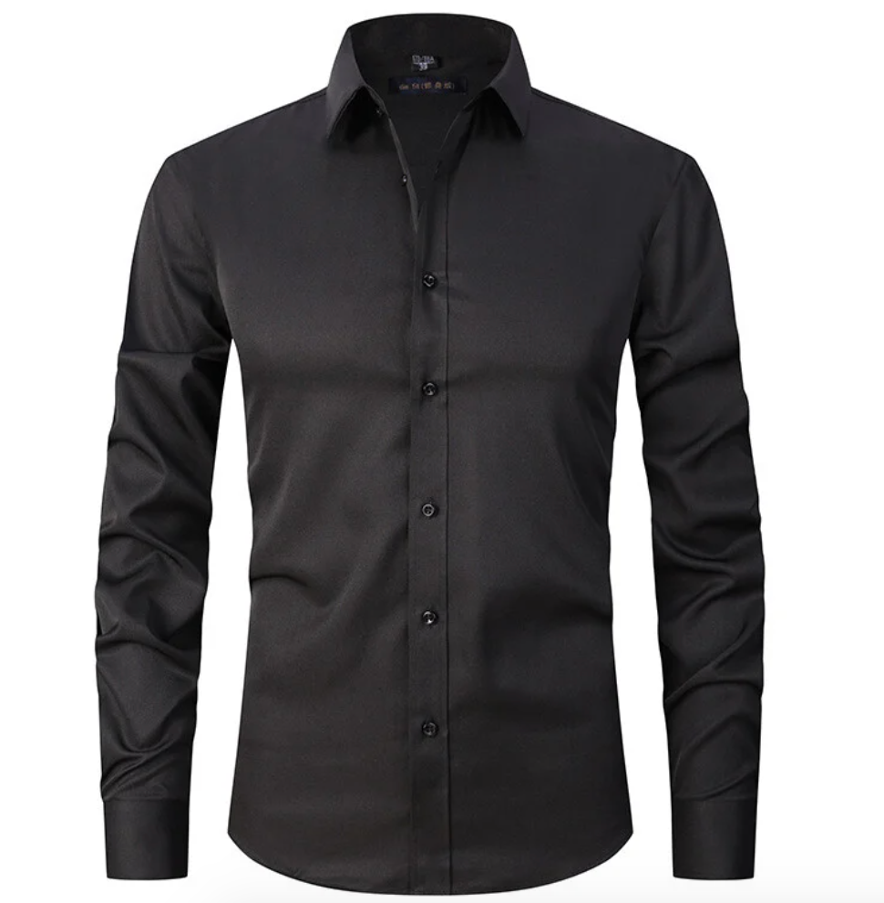 Image of Kurt | Men's Slim-Fit Button-Up Dress Shirt