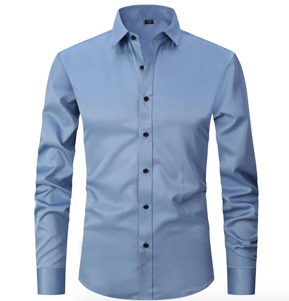 Image of Kurt | Men's Slim-Fit Button-Up Dress Shirt