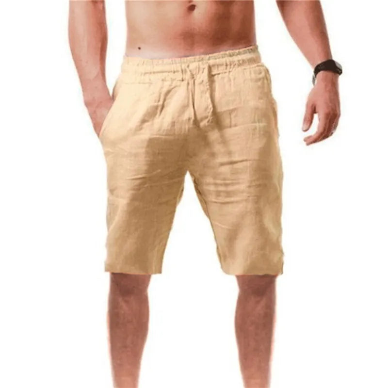 Image of Kyle | Men's Drawstring Casual Knee Length Shorts