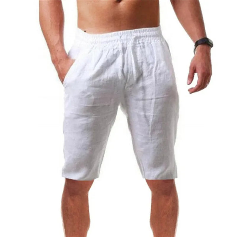 Image of Kyle | Men's Drawstring Casual Knee Length Shorts