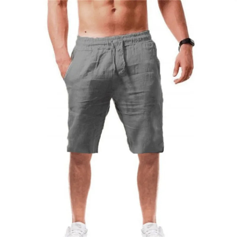 Image of Kyle | Men's Drawstring Casual Knee Length Shorts