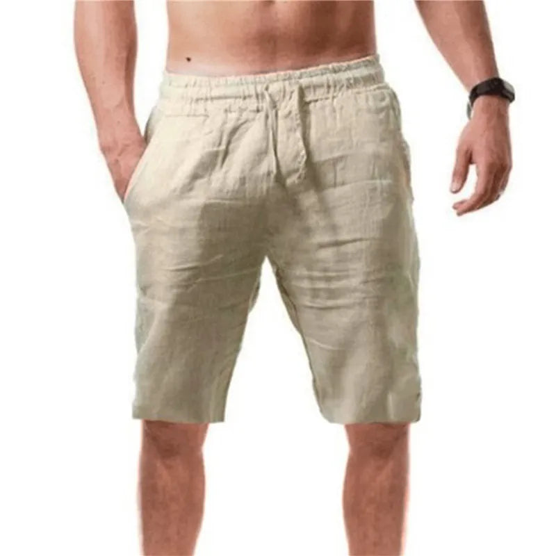Image of Kyle | Men's Drawstring Casual Knee Length Shorts
