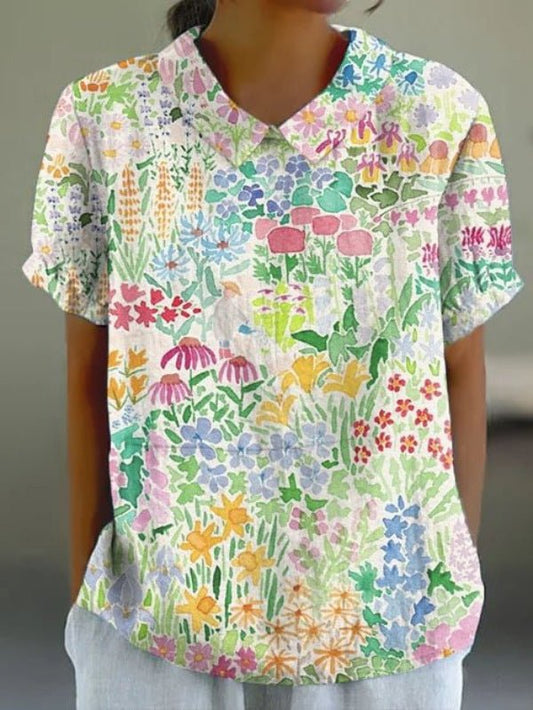 Image of Kylie | Women's Relaxed Fit Floral Blouse