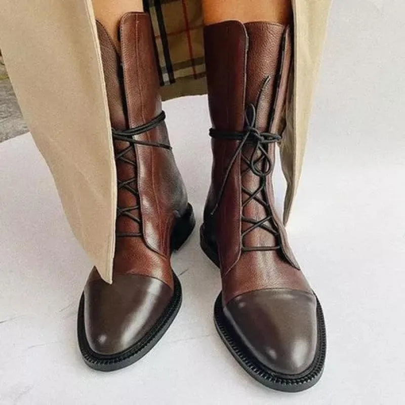 Lace-Up Ankle Boots for Women - Image 4