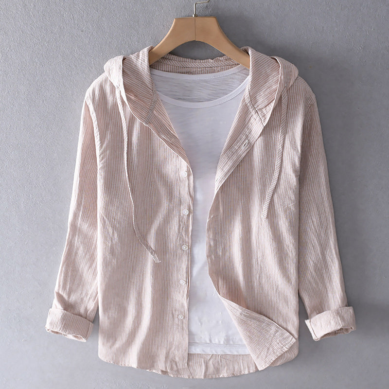 Image of Lacey | Women's Hooded Button-Down Blouse