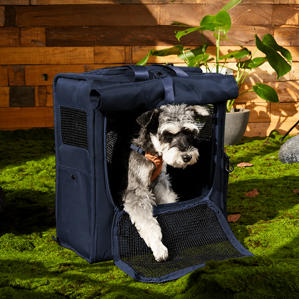 Large Waterproof Pet Travel Backpack - Breathable Mesh