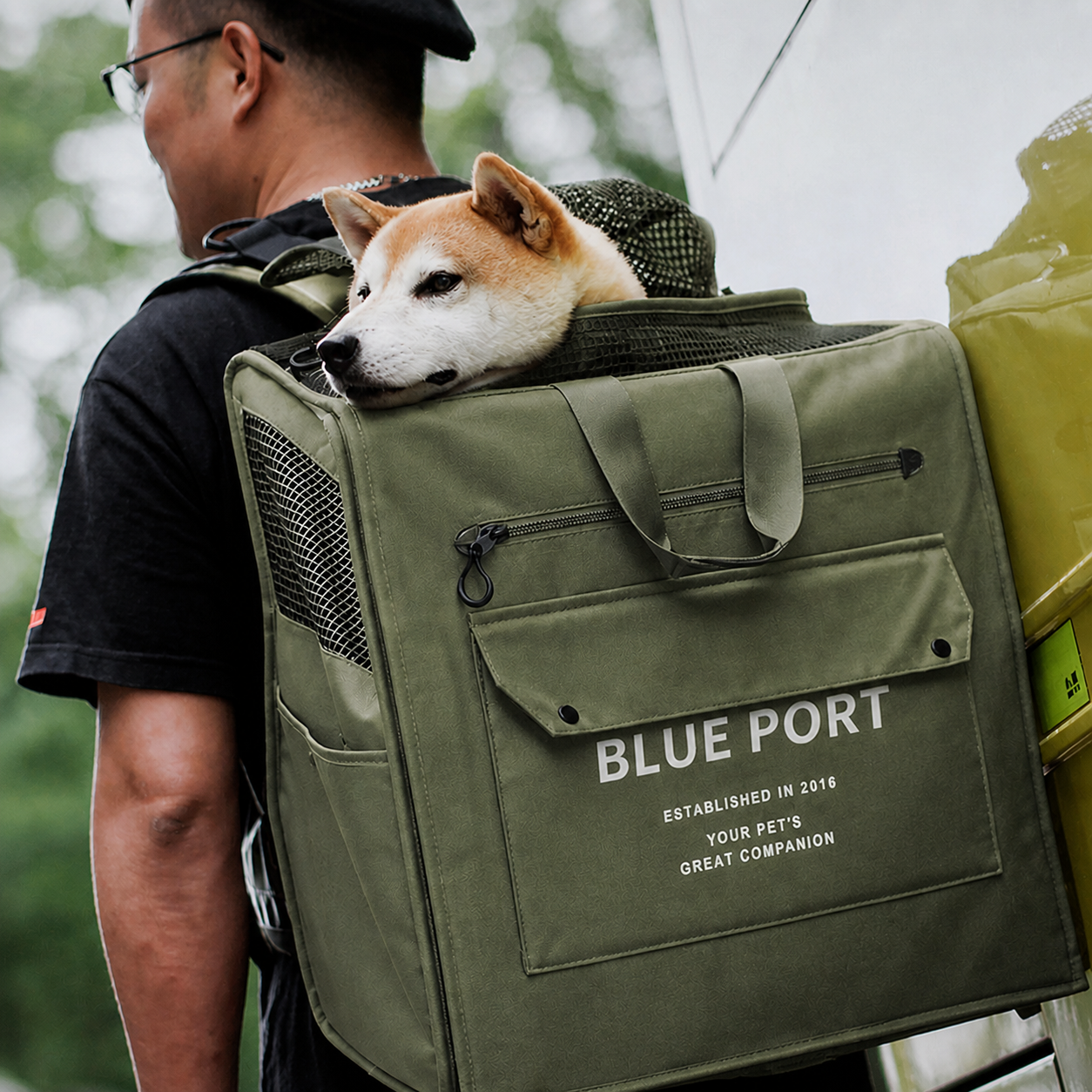 Large Waterproof Pet Travel Backpack - Breathable Mesh