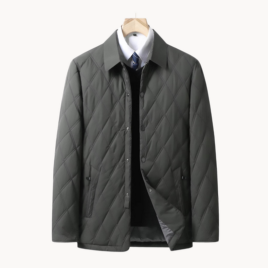 Image of Larry | Men's Diamond Quilted Coat