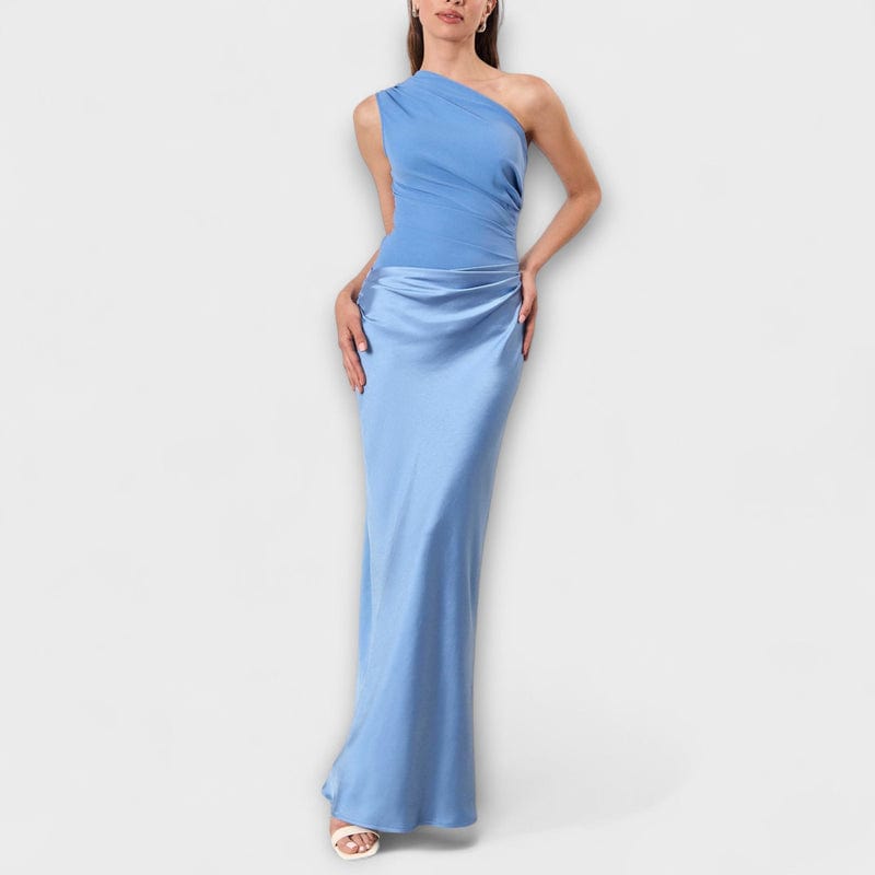 Image of Laura | Women's One Shoulder Maxi Dress