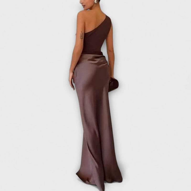 Image of Laura | Women's One Shoulder Maxi Dress