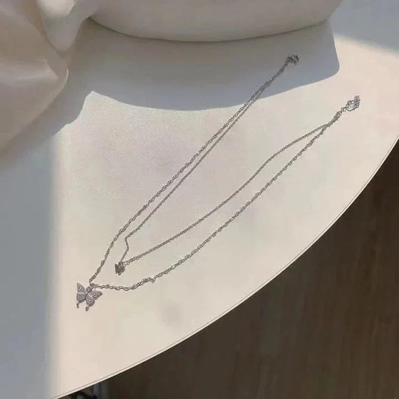 Layered Silver Necklace