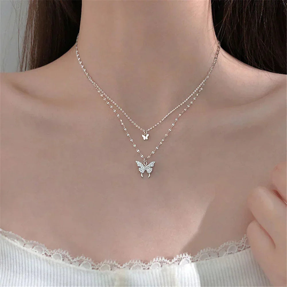 Layered Silver Necklace