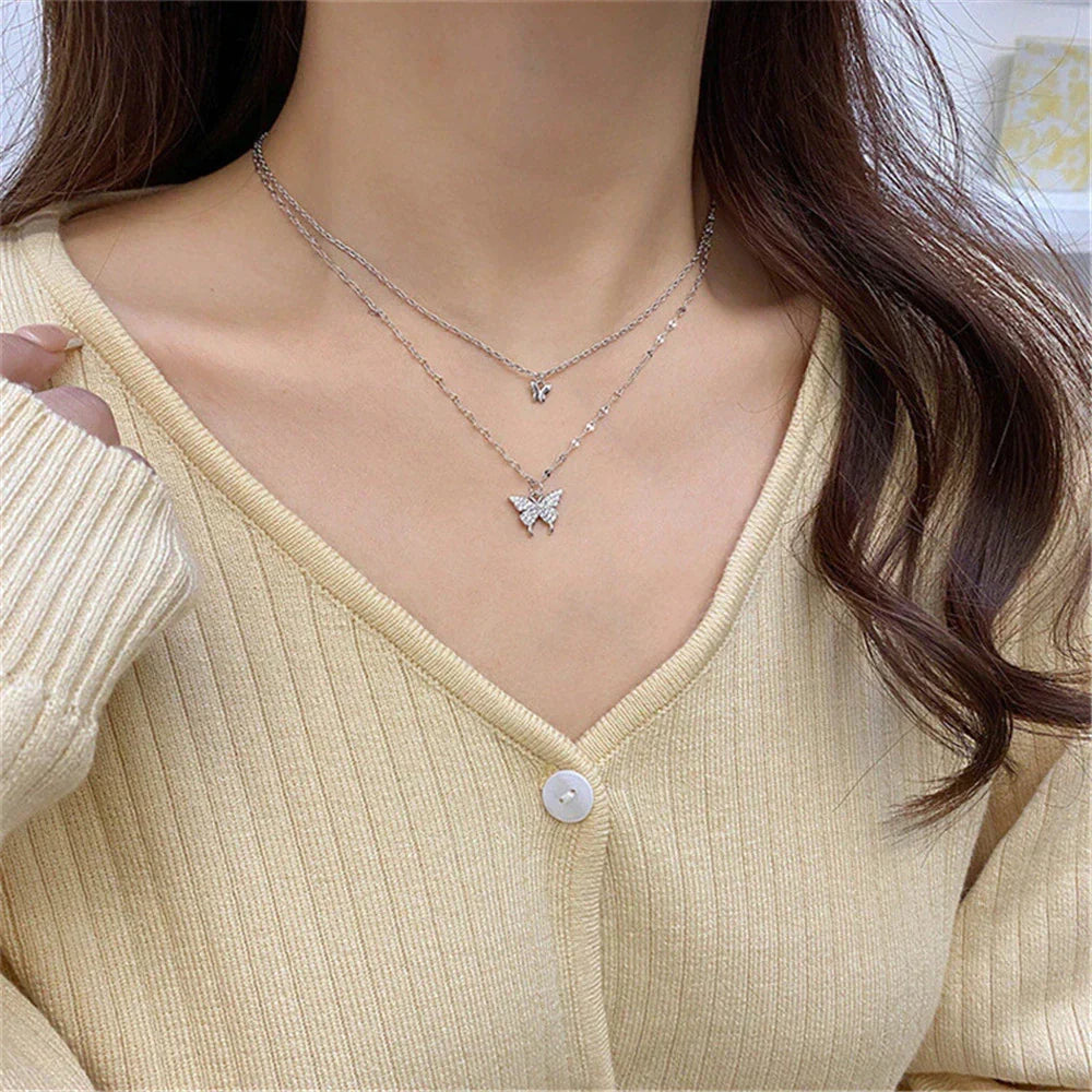 Layered Silver Necklace