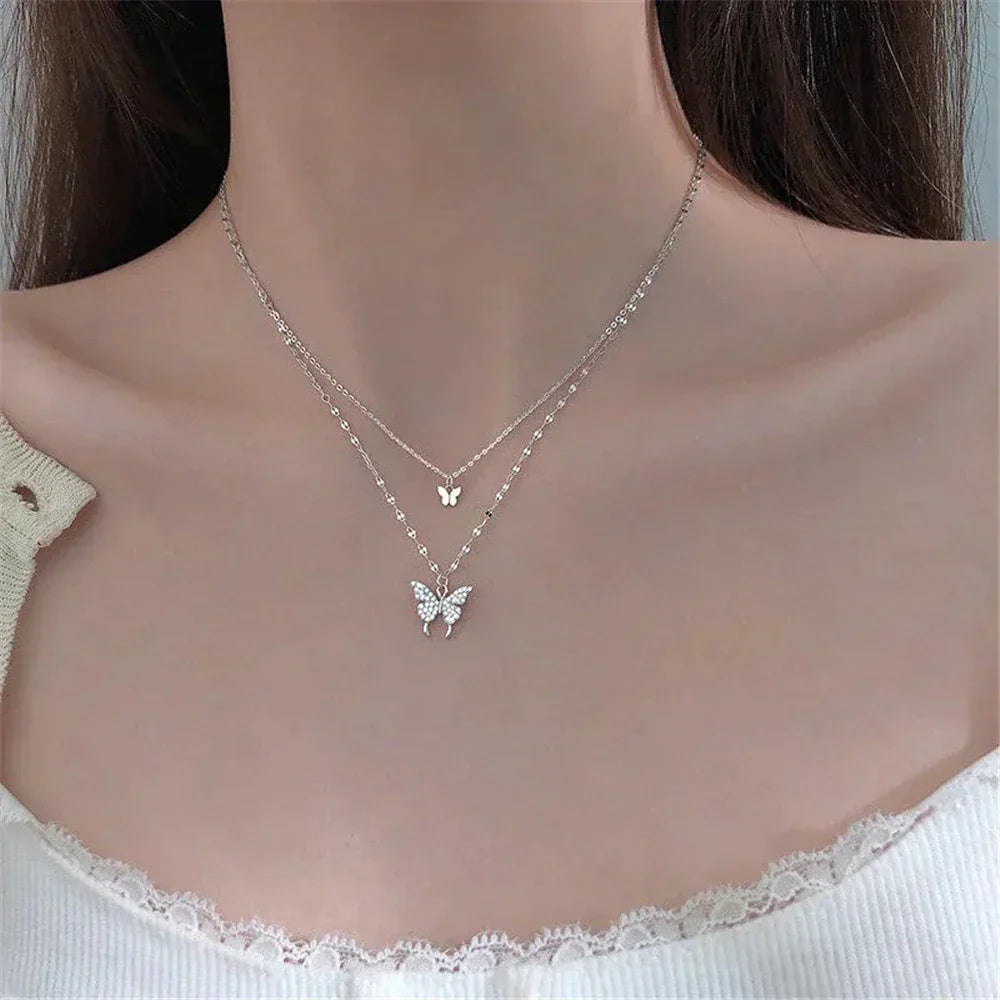 Layered Silver Necklace